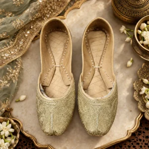 Handmade Zari Khussa (Golden)