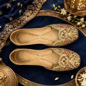 Handmade Zari Khussa (Multi color)